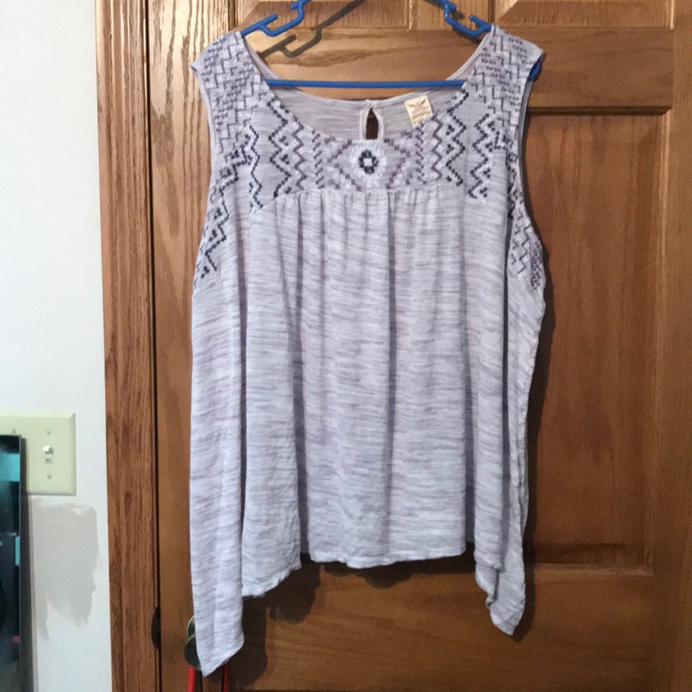 Faded Glory embroidered tank